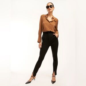 NWOT Equipment Aaliyah High Waist Stretch Trousers Sz 2